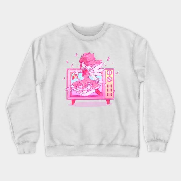 Sakura Retro Crewneck Sweatshirt by Bunnytone